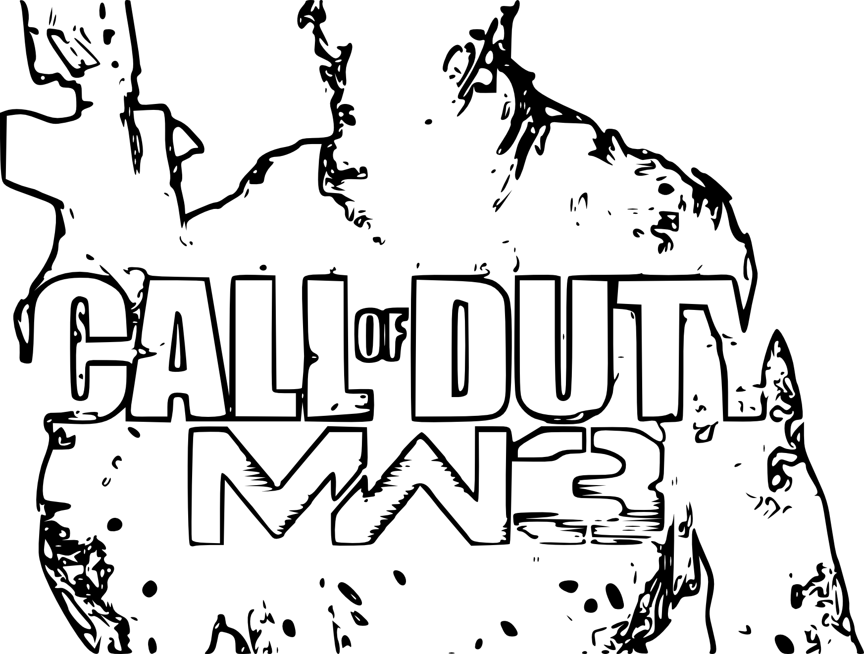 Coloriage Call Of Duty Mw3 à Imprimer Et Colorier
