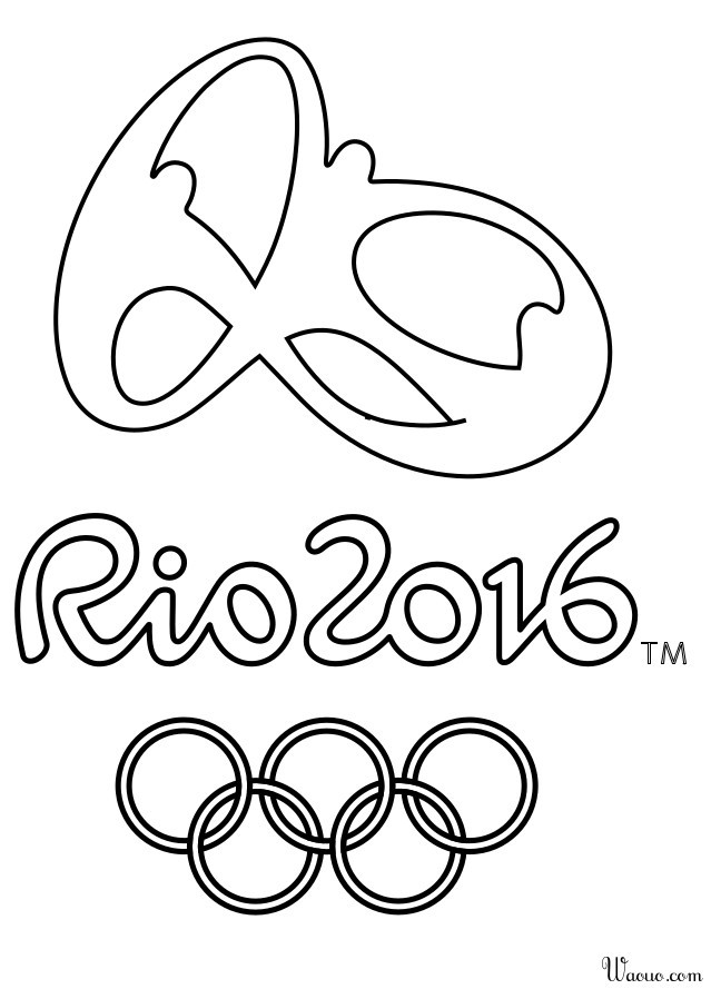 Coloriage Jeux d’Olympique 2016 à imprimer et colorier
