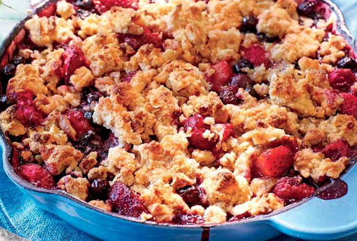 Cobbler aux fruits d’été