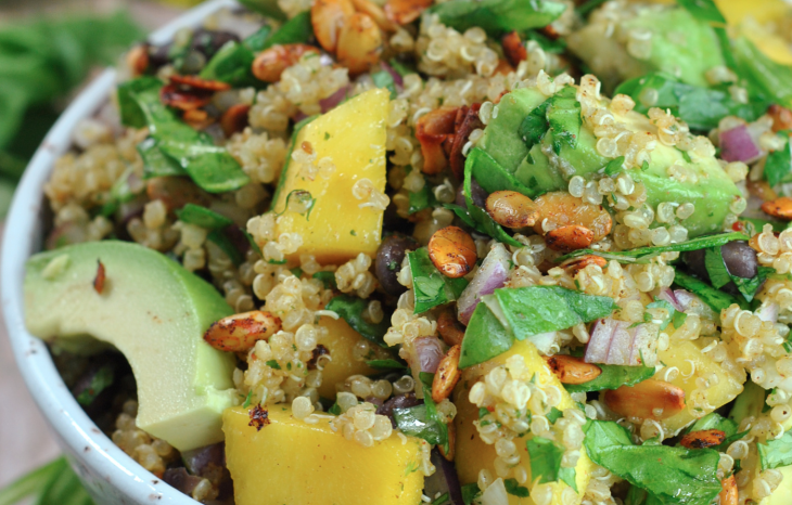 Ensalada de quinua y verduras