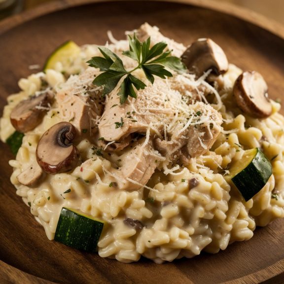 cremiges Pilzrisotto